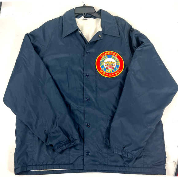 Alleson Athletic Other - Vtg Don Alleson Athletic World War II Military Navy Vets Sampson Salts Jacket L